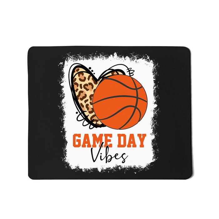 Bleached Basketball Game Day Vibes Mom Mousepad