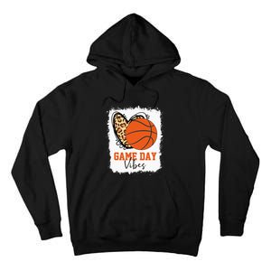 Bleached Basketball Game Day Vibes Mom Tall Hoodie