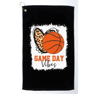 Bleached Basketball Game Day Vibes Mom Platinum Collection Golf Towel