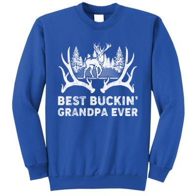 Best Buckin Grandpa Ever Deer Hunting Fathers Day Gift Sweatshirt