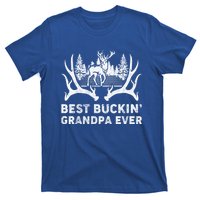 Best Buckin Grandpa Ever Deer Hunting Fathers Day Gift T-Shirt