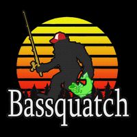 Bassquatch Bigfoot Gifts For Fishing Sasquatch Cooling Performance Crew T-Shirt