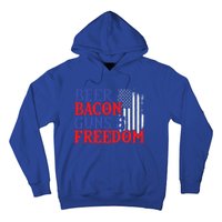 Beer Bacon Gun Freedom American Flag Usa Country Gift Hoodie