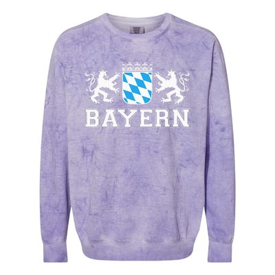 Bayern Bavaria German Munich Oktoberfest Germany Colorblast Crewneck Sweatshirt