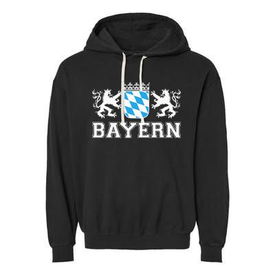 Bayern Bavaria German Munich Oktoberfest Germany Garment-Dyed Fleece Hoodie