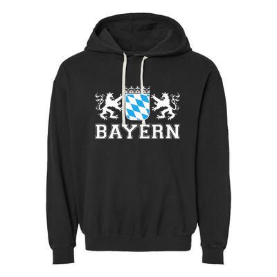 Bayern Bavaria German Munich Oktoberfest Germany Garment-Dyed Fleece Hoodie