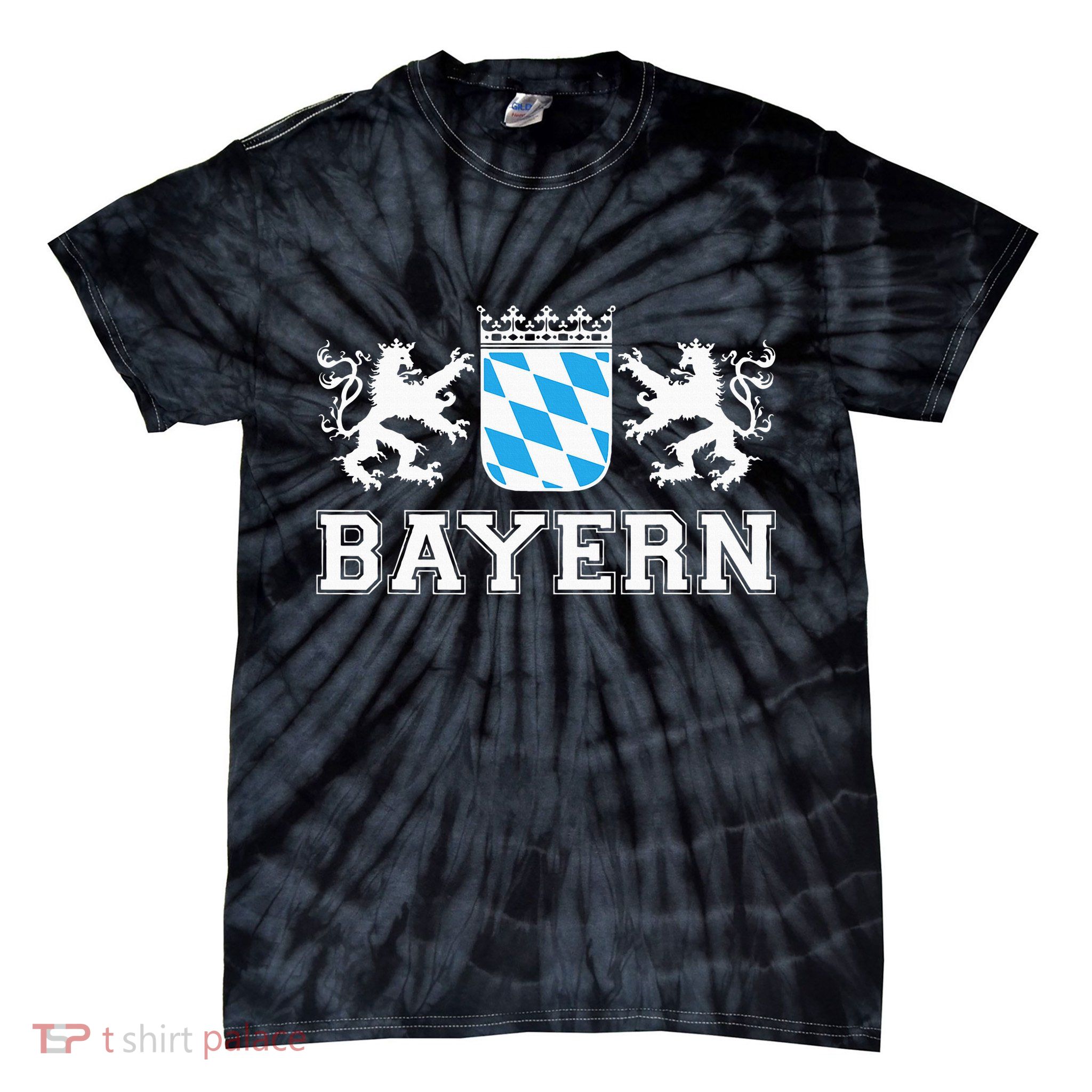 Bayern Bavaria German Munich Oktoberfest Germany Tie-Dye T-Shirt