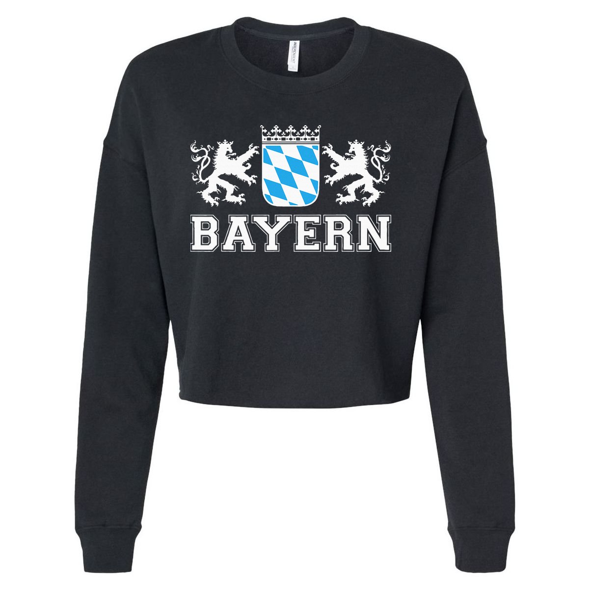 Bayern Bavaria German Munich Oktoberfest Germany Cropped Pullover Crew
