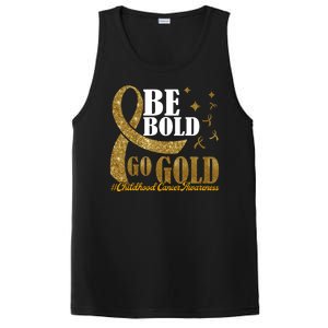 Be Bold Go Gold Childhood Cancer Awareness PosiCharge Competitor Tank