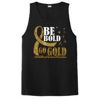 Be Bold Go Gold Childhood Cancer Awareness PosiCharge Competitor Tank