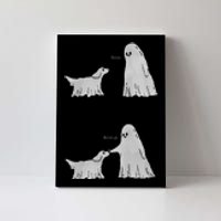 Boo Boop Ghost Dog Halloween Canvas