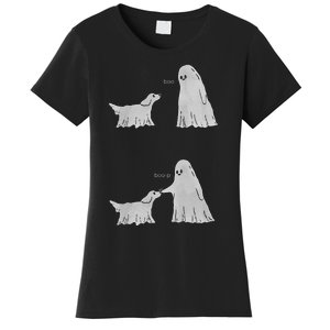 Boo Boop Ghost Dog Halloween Women's T-Shirt