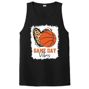 Bleached Basketball Game Day Vibes Basketball Mom Game Day PosiCharge Competitor Tank