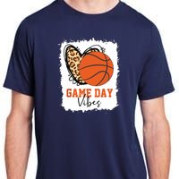 Bleached Basketball Game Day Vibes Basketball Mom Game Day Adult ChromaSoft Performance T-Shirt