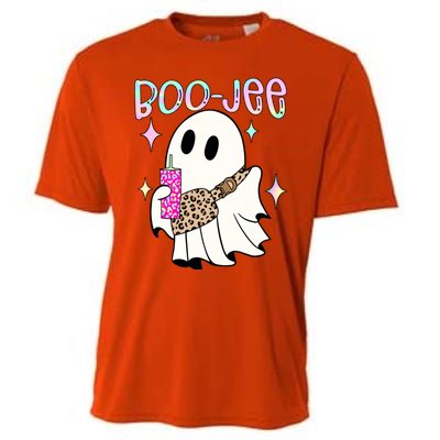 Boojee Boojee Ghost Halloween Witch Fall Purse Humor Great Gift Cooling Performance Crew T-Shirt