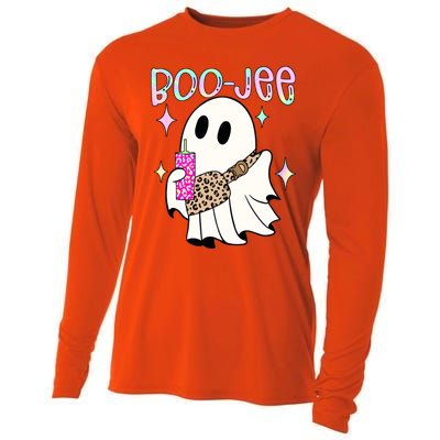 Boojee Boojee Ghost Halloween Witch Fall Purse Humor Great Gift Cooling Performance Long Sleeve Crew