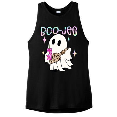 Boojee Boojee Ghost Halloween Witch Fall Purse Humor Great Gift Ladies PosiCharge Tri-Blend Wicking Tank