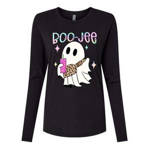 Boojee Boojee Ghost Halloween Witch Fall Purse Humor Great Gift Womens Cotton Relaxed Long Sleeve T-Shirt