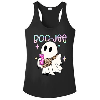 Boojee Boojee Ghost Halloween Witch Fall Purse Humor Great Gift Ladies PosiCharge Competitor Racerback Tank