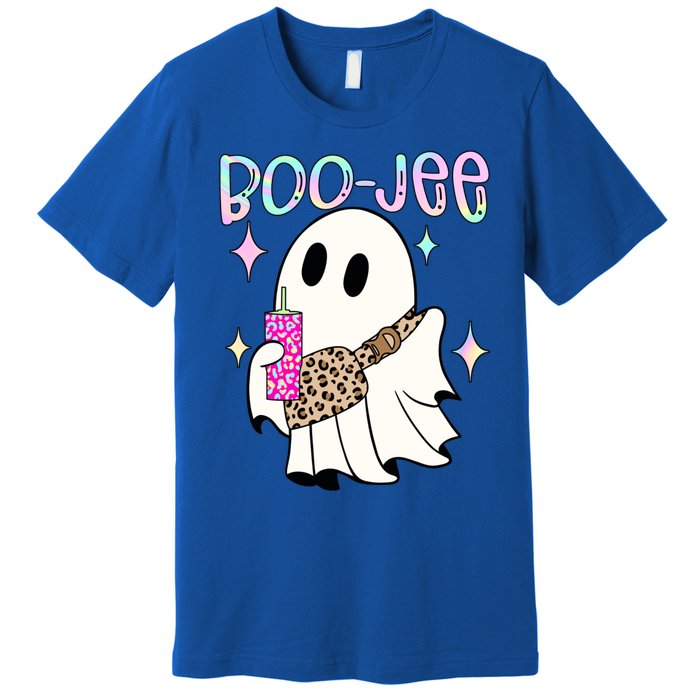 Boojee Boojee Ghost Halloween Witch Fall Purse Humor Great Gift Premium T-Shirt