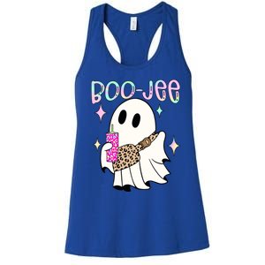 Boojee Boojee Ghost Halloween Witch Fall Purse Humor Great Gift Women's Racerback Tank