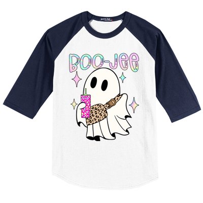 Boojee Boojee Ghost Halloween Witch Fall Purse Humor Great Gift Baseball Sleeve Shirt