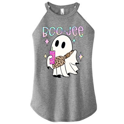 Boojee Boojee Ghost Halloween Witch Fall Purse Humor Great Gift Women's Perfect Tri Rocker Tank