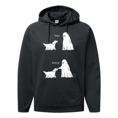 Boo Boop Ghost And Dog Performance Fleece Hoodie