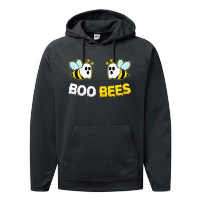 Boo Bees Ghost Funny Halloween Matching Couple Costume Party Performance Fleece Hoodie