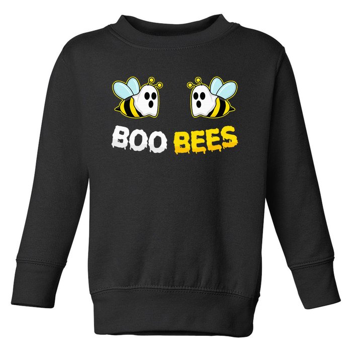 Boo Bees Ghost Funny Halloween Matching Couple Costume Party Toddler Sweatshirt