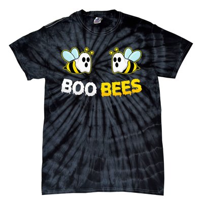 Boo Bees Ghost Funny Halloween Matching Couple Costume Party Tie-Dye T-Shirt