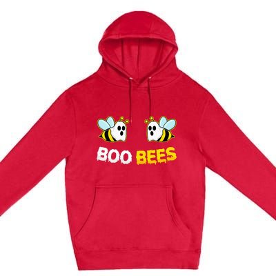 Boo Bees Ghost Funny Halloween Matching Couple Costume Party Premium Pullover Hoodie