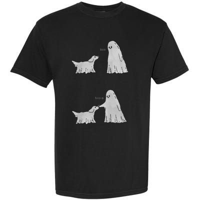 Boo Boop Ghost Dog Halloween Garment-Dyed Heavyweight T-Shirt