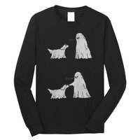 Boo Boop Ghost Dog Halloween Long Sleeve Shirt