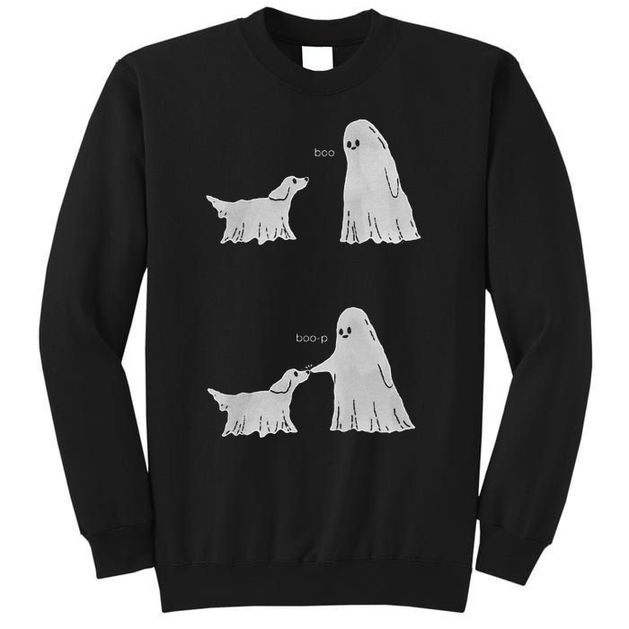 Boo Boop Ghost Dog Halloween Sweatshirt