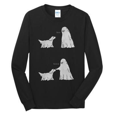 Boo Boop Ghost Dog Halloween Tall Long Sleeve T-Shirt