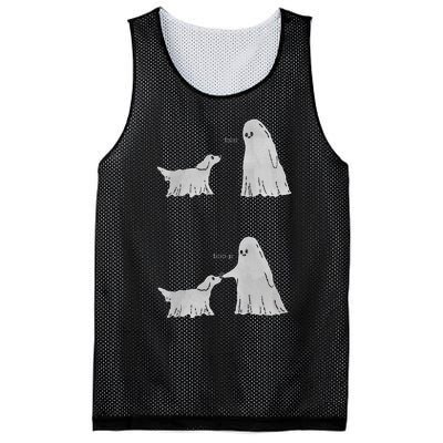 Boo Boop Ghost Dog Halloween Mesh Reversible Basketball Jersey Tank