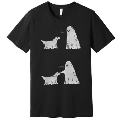 Boo Boop Ghost Dog Halloween Premium T-Shirt