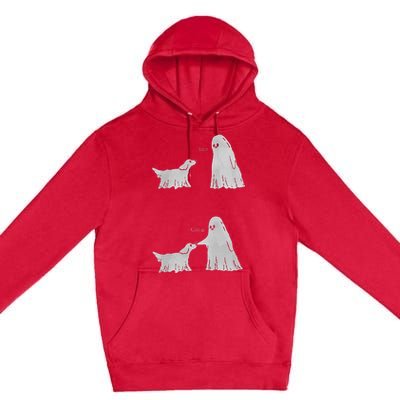 Boo Boop Ghost Dog Halloween Premium Pullover Hoodie