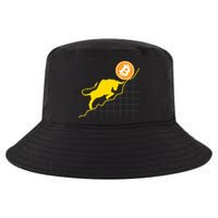 Bitcoin Bull Graph Bullish BTC Crypto Cool Comfort Performance Bucket Hat