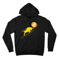 Bitcoin Bull Graph Bullish BTC Crypto Hoodie