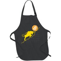 Bitcoin Bull Graph Bullish BTC Crypto Apron