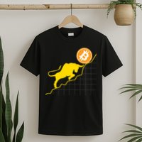 Bitcoin Bull Graph Bullish BTC Crypto T-Shirt