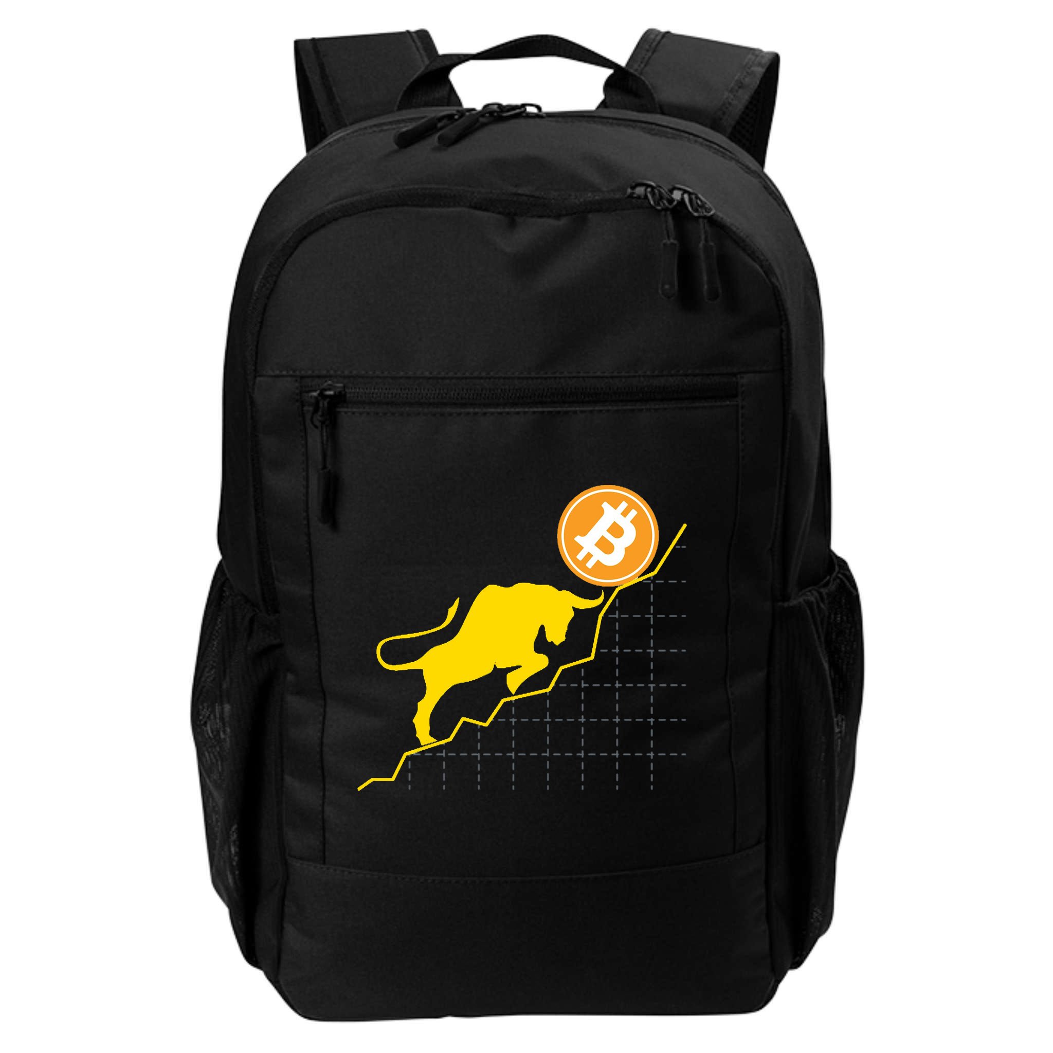 Bitcoin Bull Graph Bullish BTC Crypto Backpack
