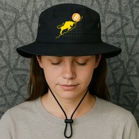 Bitcoin Bull Graph Bullish BTC Crypto Bucket Hat