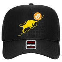Bitcoin Bull Graph Bullish BTC Crypto Trucker Hat