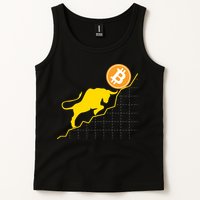 Bitcoin Bull Graph Bullish BTC Crypto Tank Top