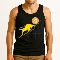 Bitcoin Bull Graph Bullish BTC Crypto Tank Top
