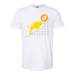 Bitcoin Bull Graph Bullish BTC Crypto Softstyle CVC T-Shirt