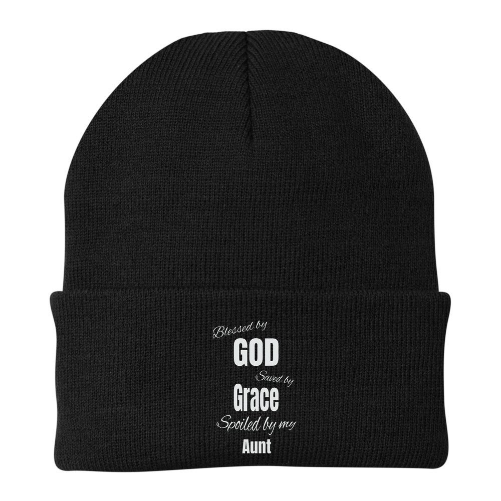 Blessed By God Saved By Grace Spoiled By My Aunt Beanie
